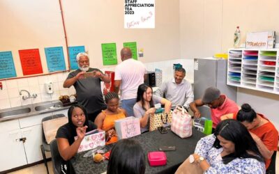 Staff appreciation tea and gifts