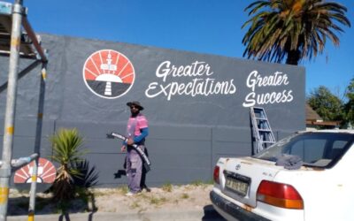 Entrance makeover and signage